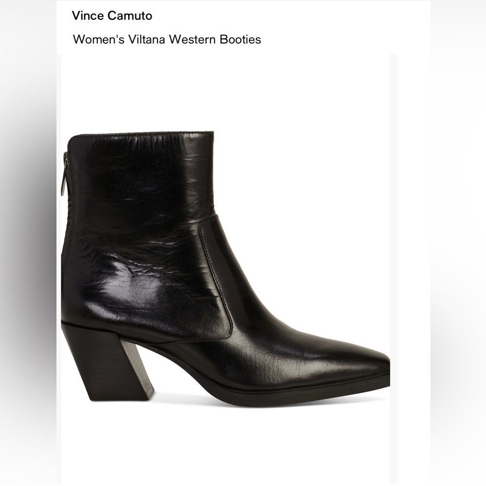 Vince Camuto Black Ankle Booties